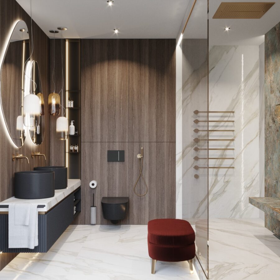 Interior design of penthouse Interior design of penthouse