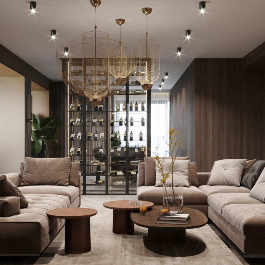 Interior design of penthouse Interior design of penthouse