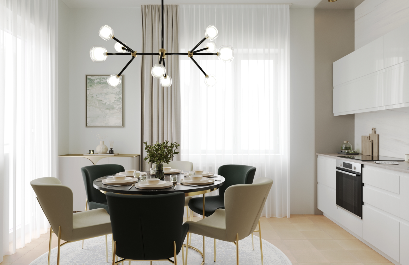 interior design wardrobe Prague functionalist villa