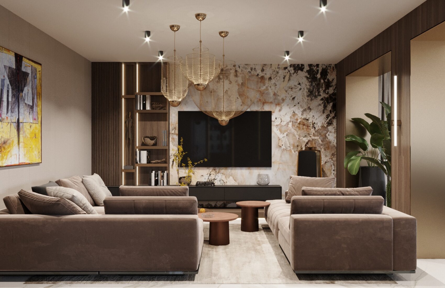 Interior design of penthouse Interior design of penthouse