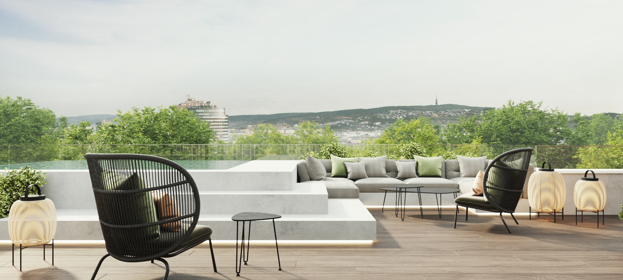 Interior design of penthouse Interior design of penthouse
