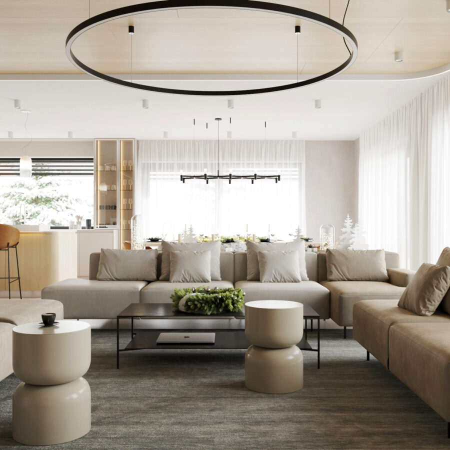 custom interior design kitchen bespoke storage minimalist