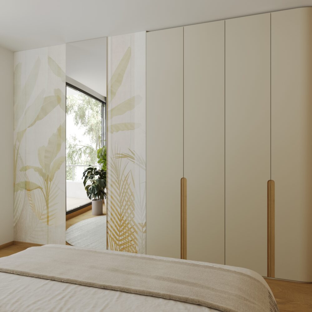 interior architect Prague corridor natural oak