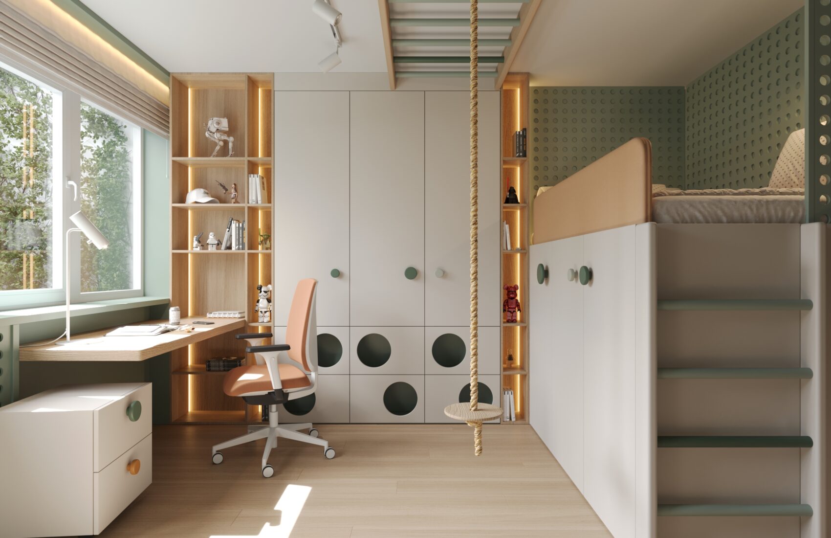 house construction project Bratislava living room design