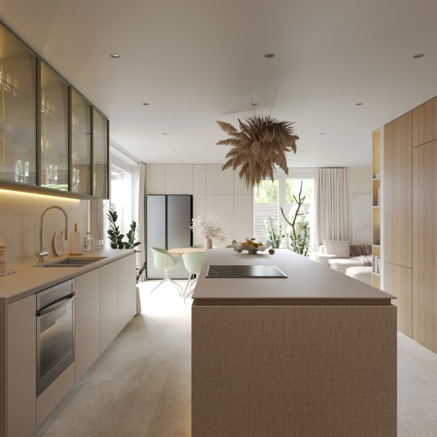 house construction project Bratislava interior design concept