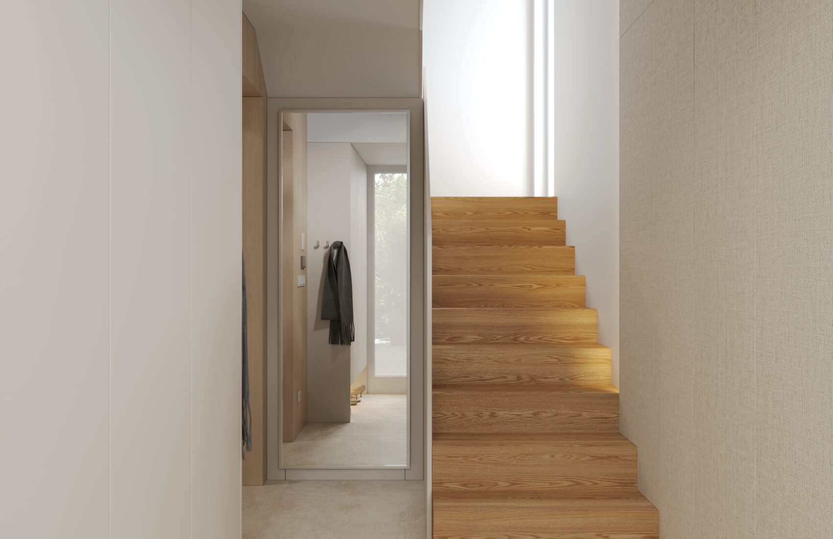 house construction project Bratislava technical section drawing