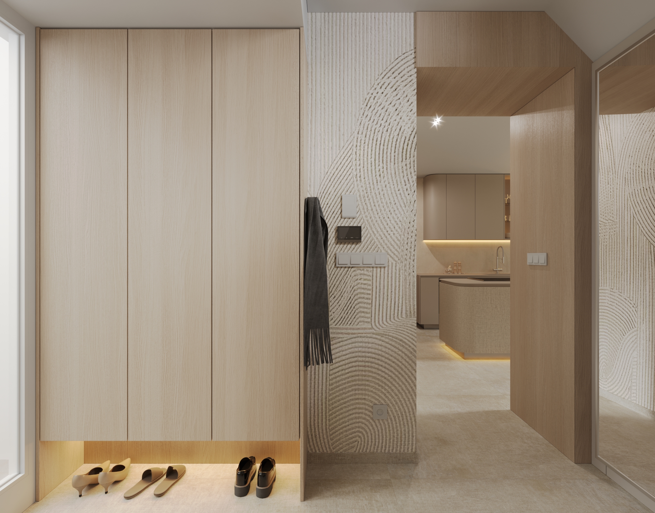 Architect reviewing building plans and cost estimates for a residential project in Slovakia