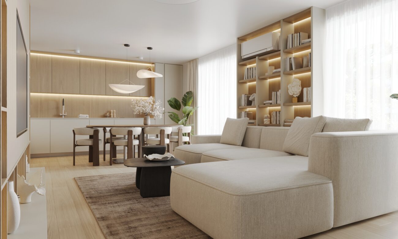 Interior Design for an Apartment in Bratislava Interior design project for residential apartment in Bratislava – Archideal modern design