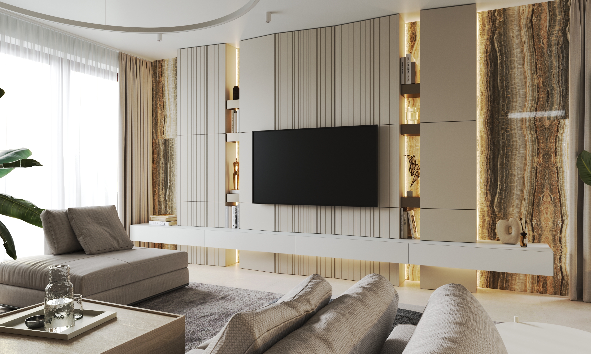 luxury penthouse interior design Bratislava – Archideal Design Studio 2