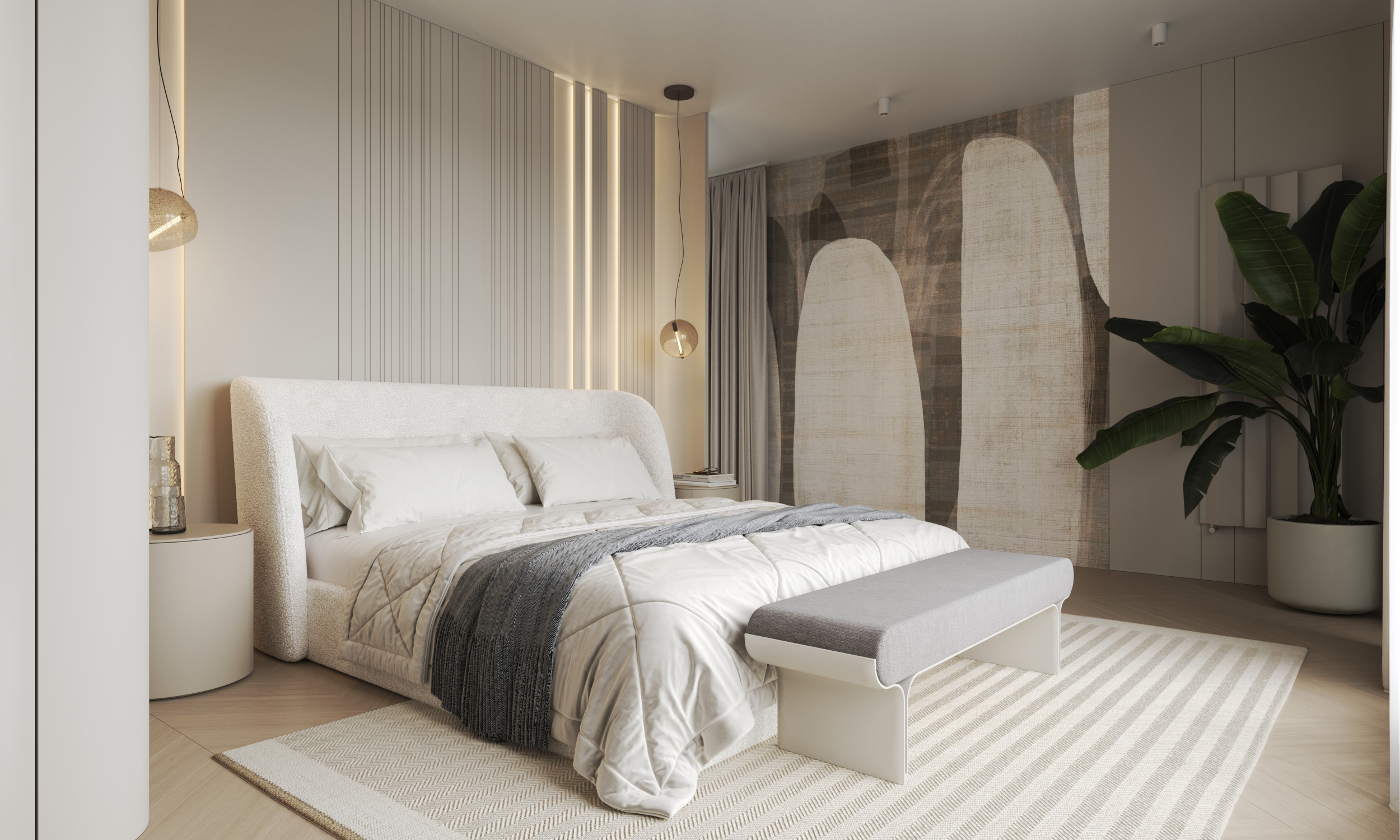 luxury penthouse interior design Bratislava – Archideal Design Studio 3