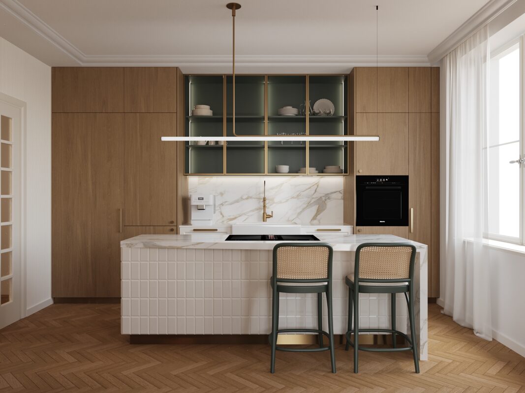 Parisian interior design apartment Bratislava – Archideal Design Studio