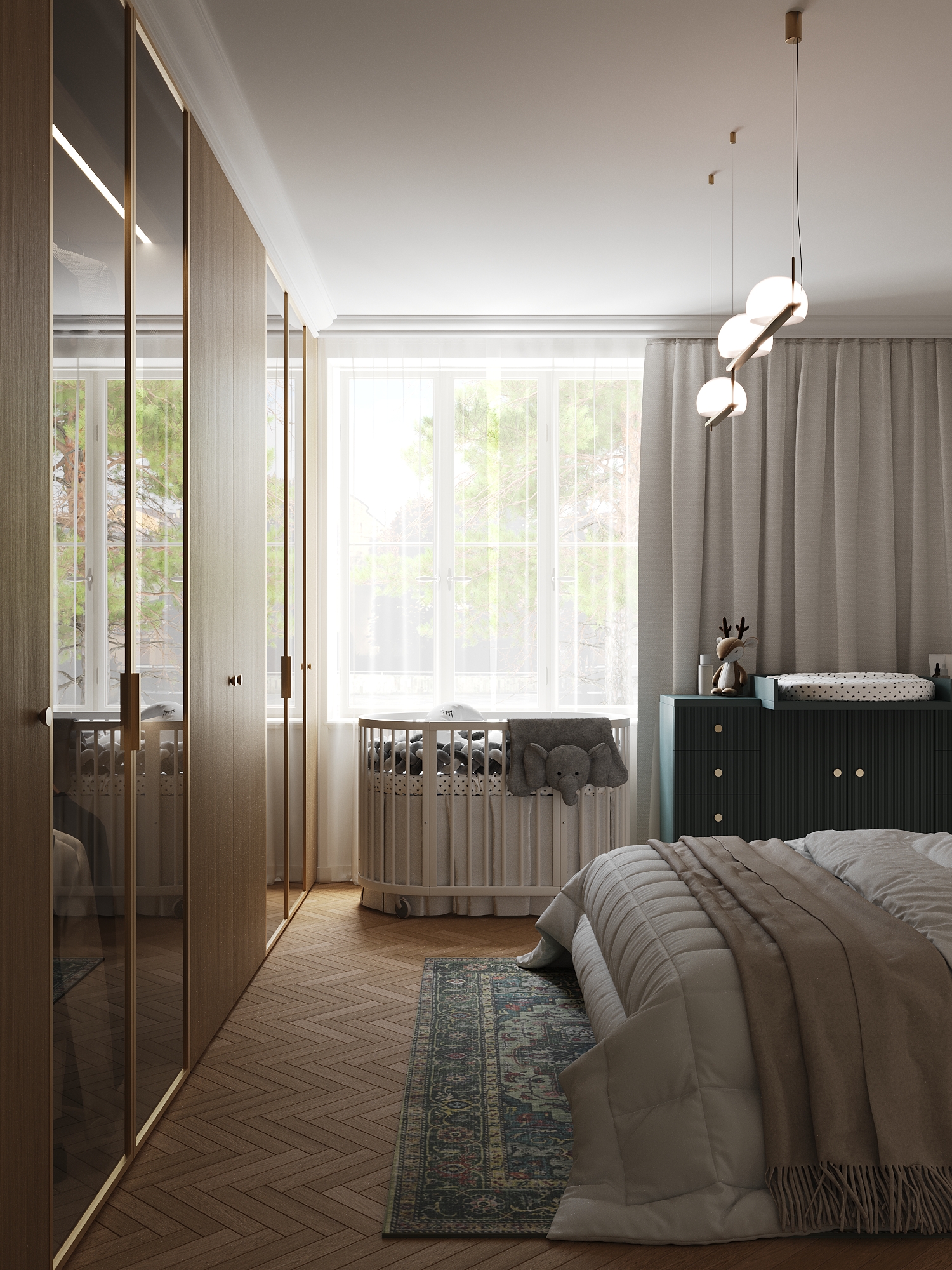 Parisian interior design apartment Bratislava – Archideal Design Studio 4