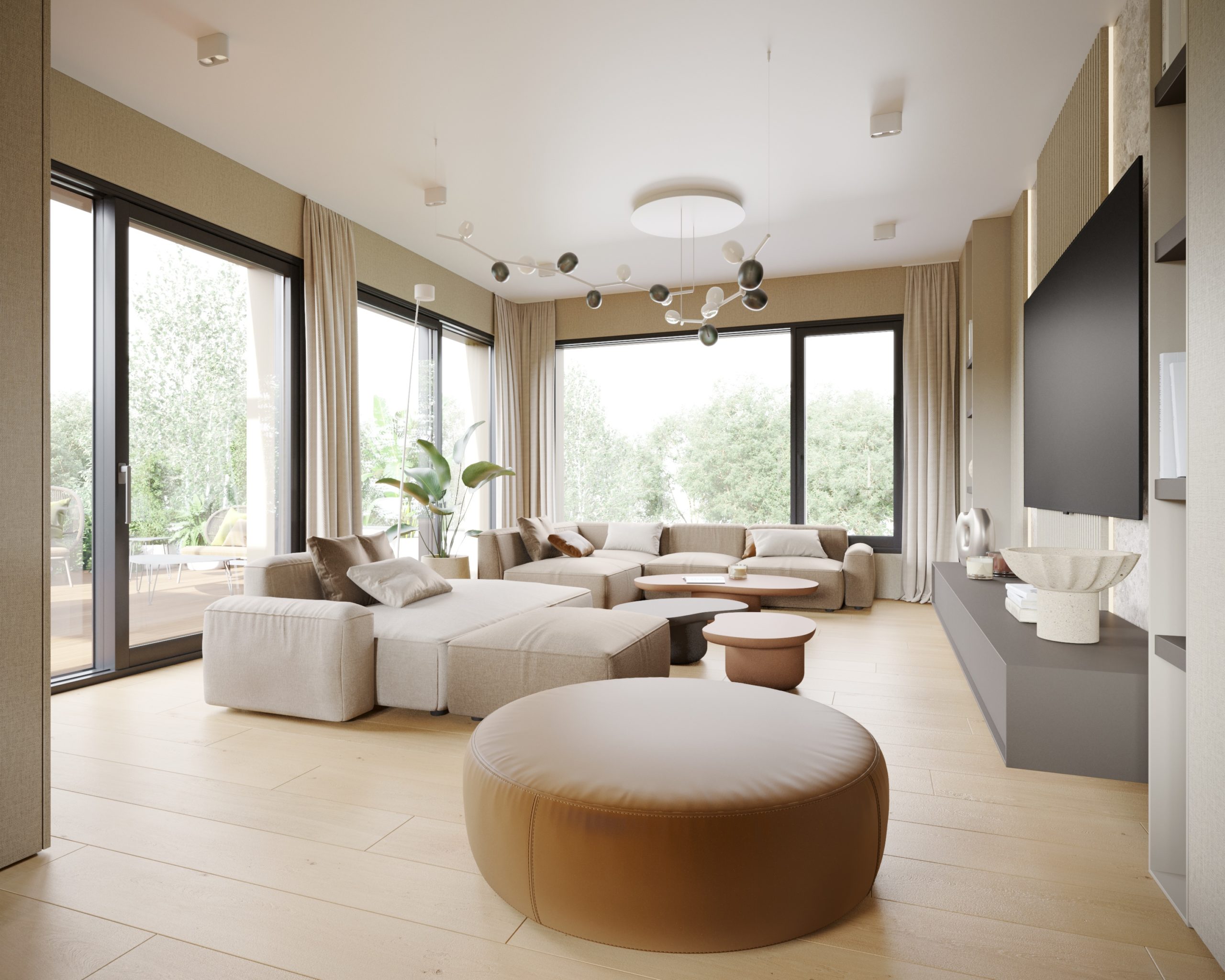 modern penthouse interior design Prague – Archideal Design Studio 5