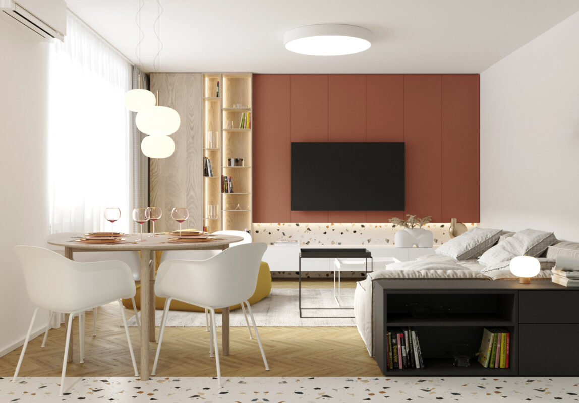 Scandinavian interior design apartment Bratislava – Archideal Design Studio