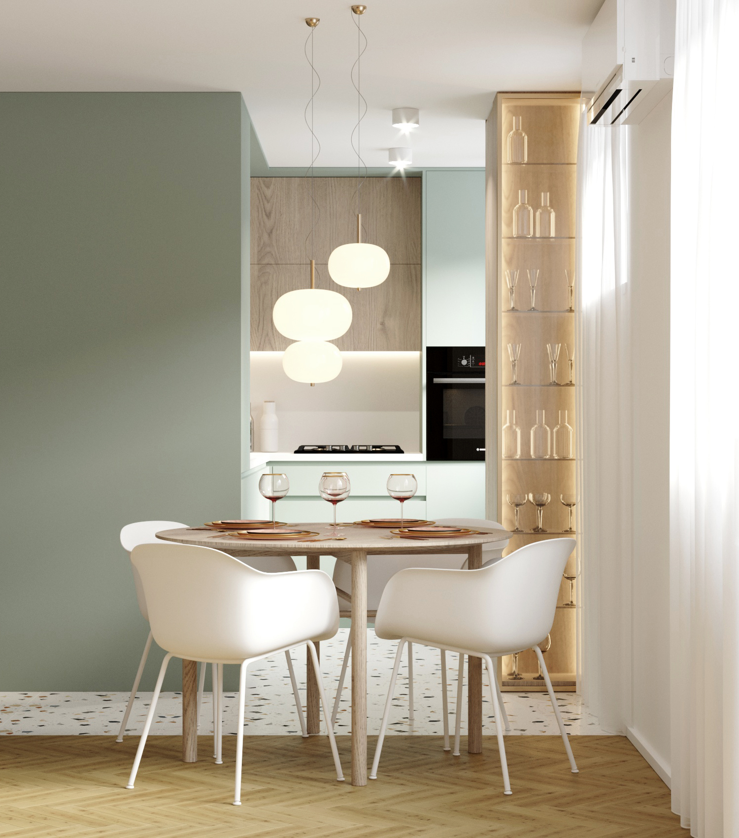 Scandinavian interior design apartment Bratislava – Archideal Design Studio 2