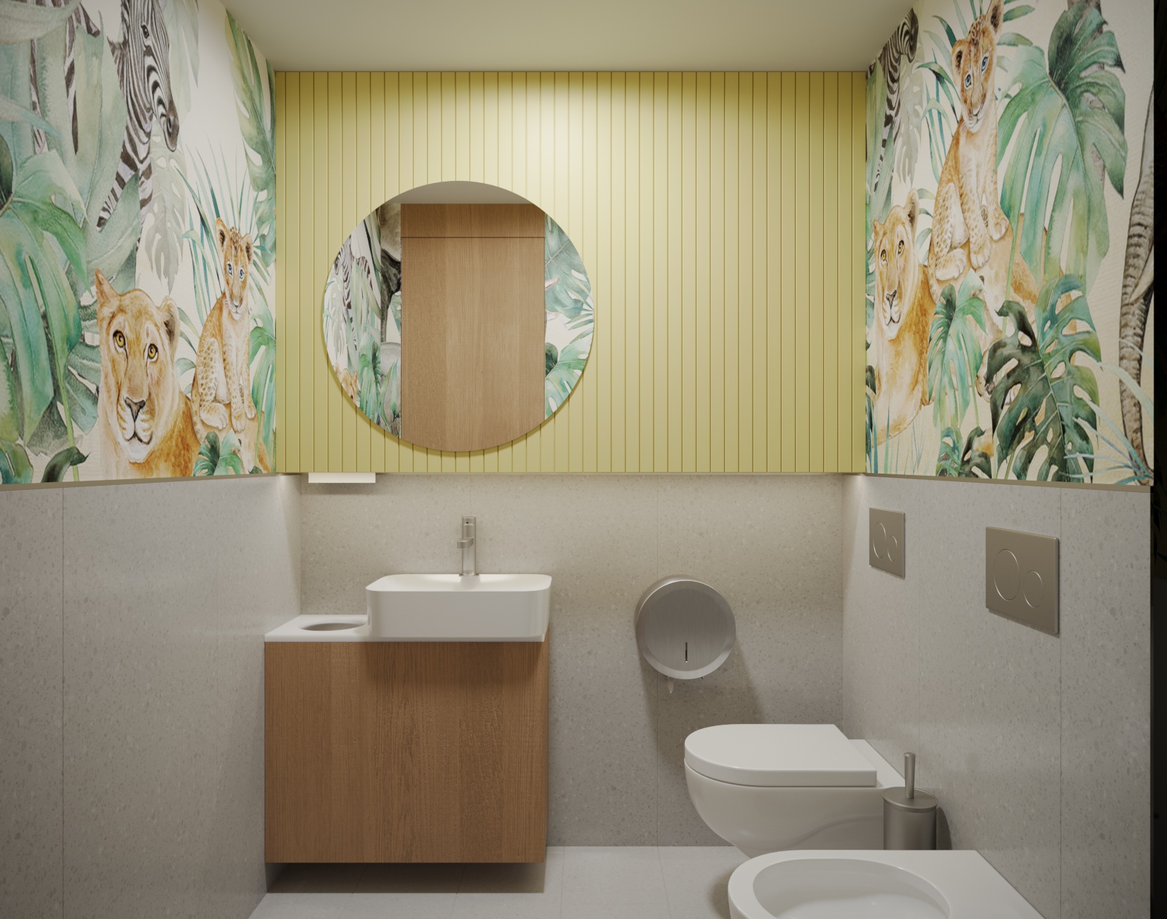 commercial interior design baby changing room – Archideal Design Studio 2