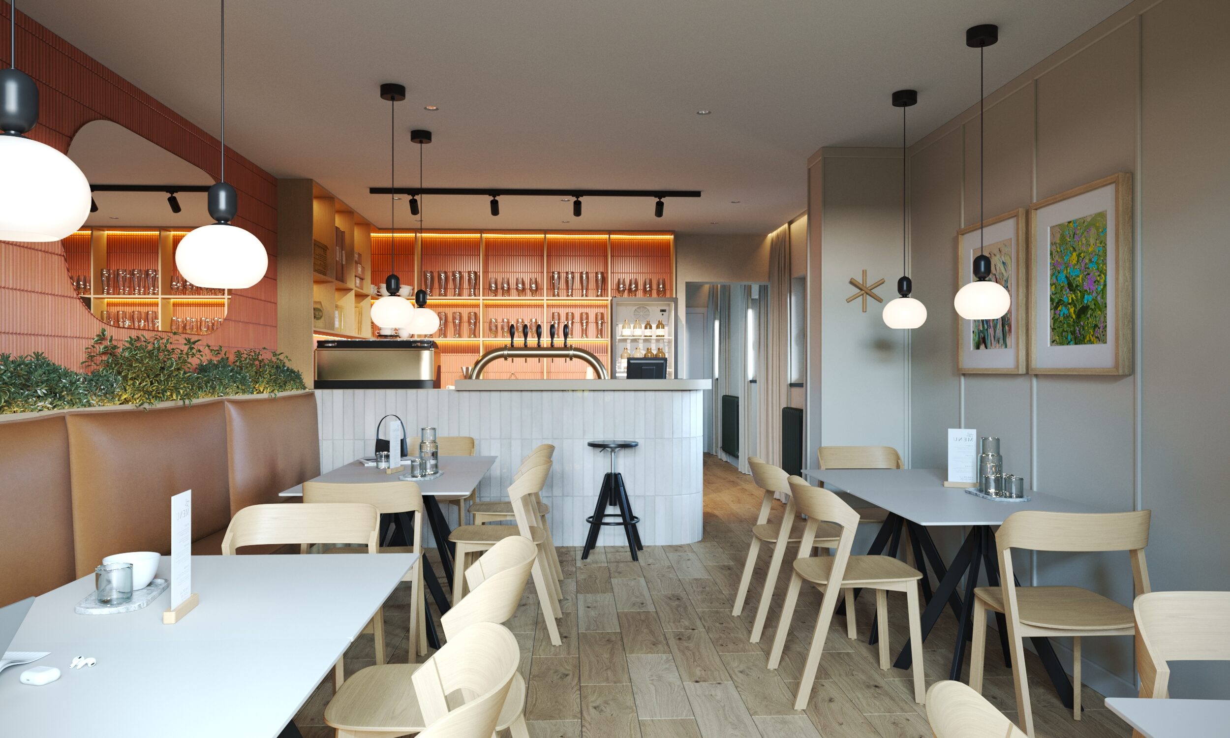 restaurant interior design Nitra Slovakia – Archideal Design Studio 3