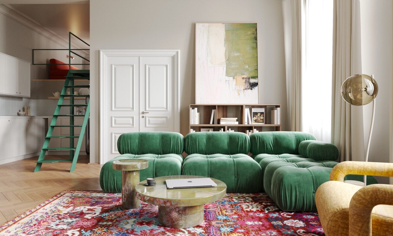 Airbnb Apartment Interior Design – Prague