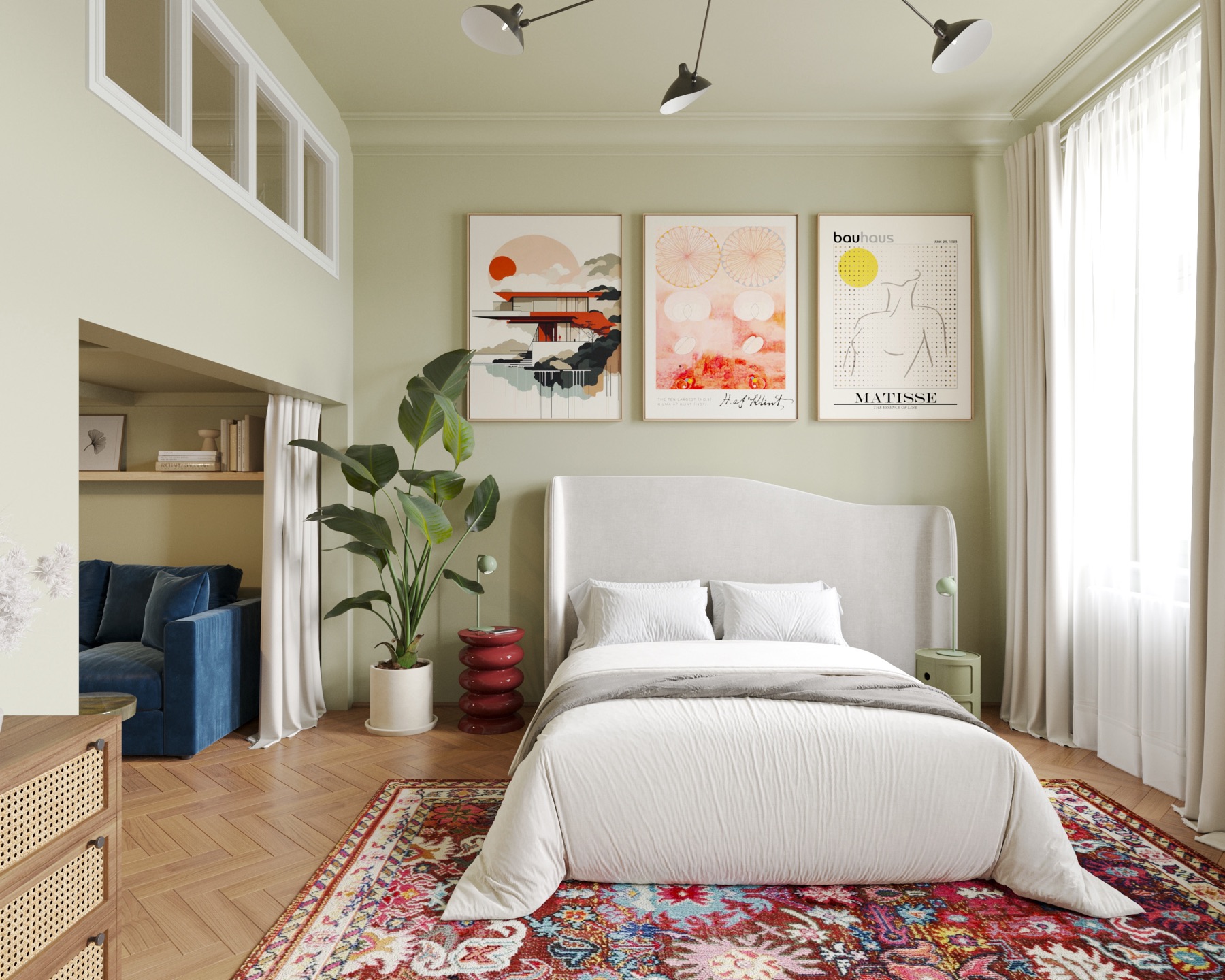 Airbnb Apartment Interior Design – Prague – view 2