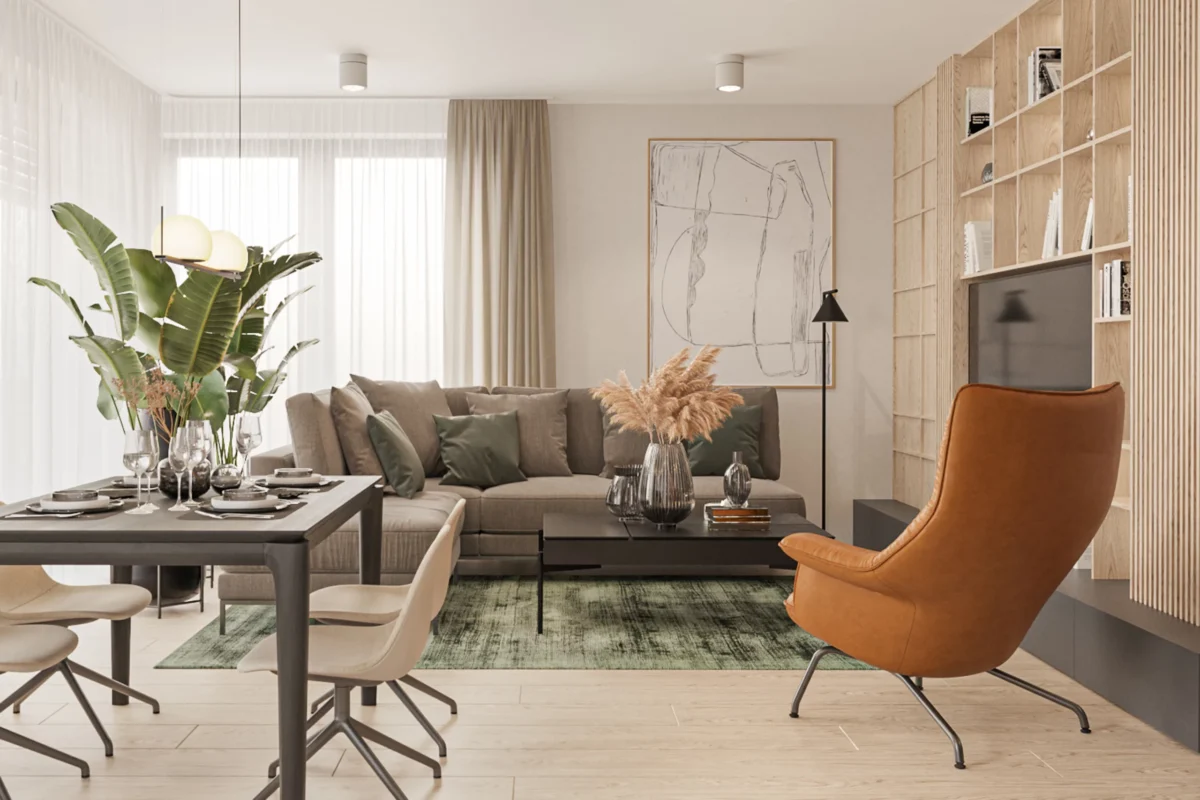 Apartment Interior Design – Horský Park Bratislava