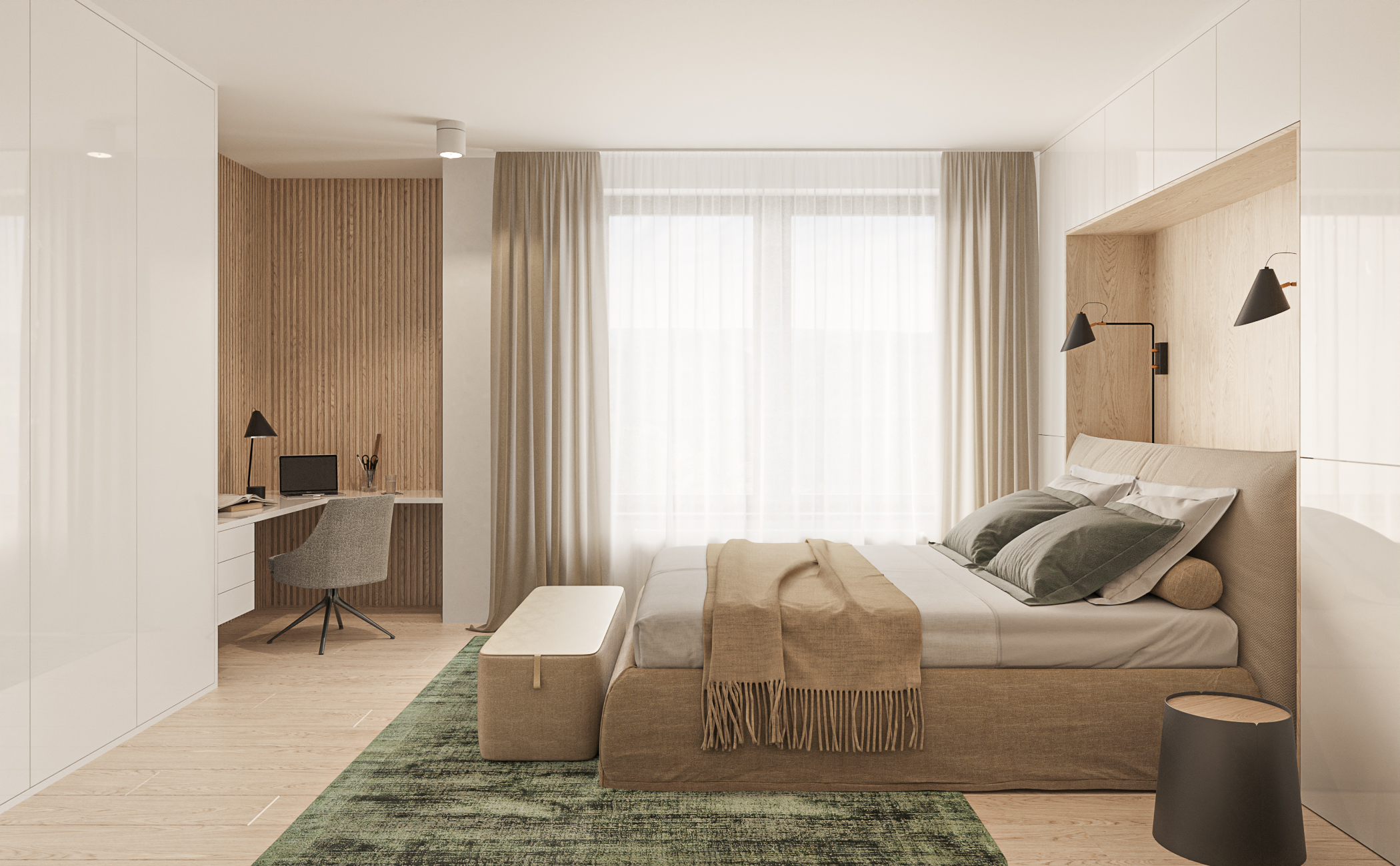 Apartment Interior Design – Horský Park Bratislava – view 4