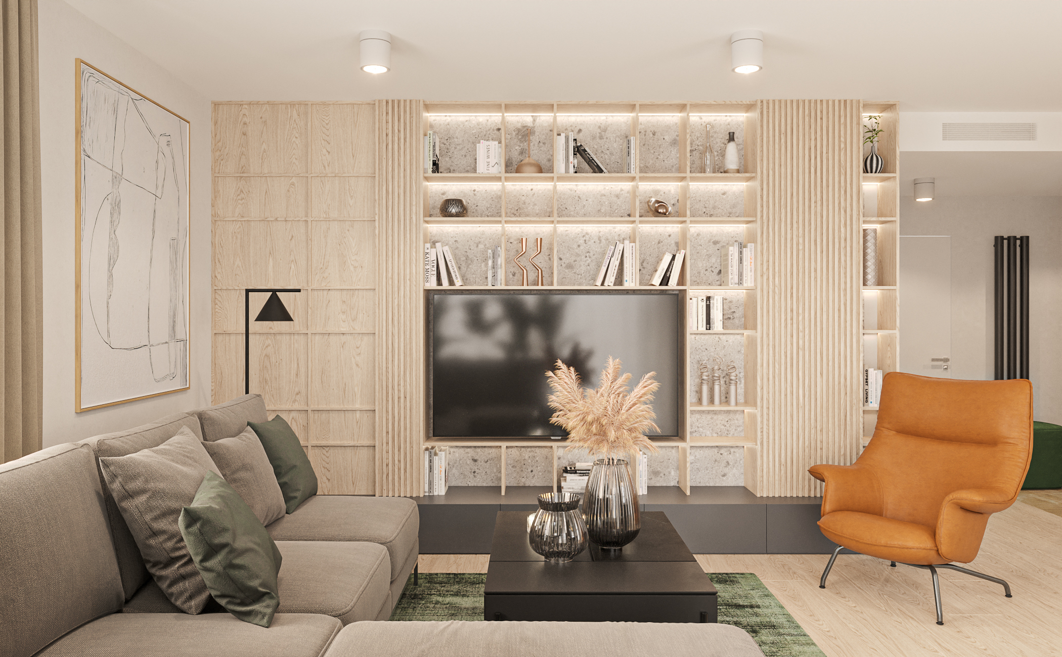 Apartment Interior Design – Horský Park Bratislava – view 6