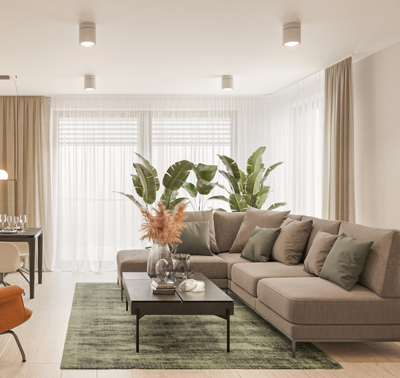 Apartment Interior Design – Horský Park Bratislava – view 7