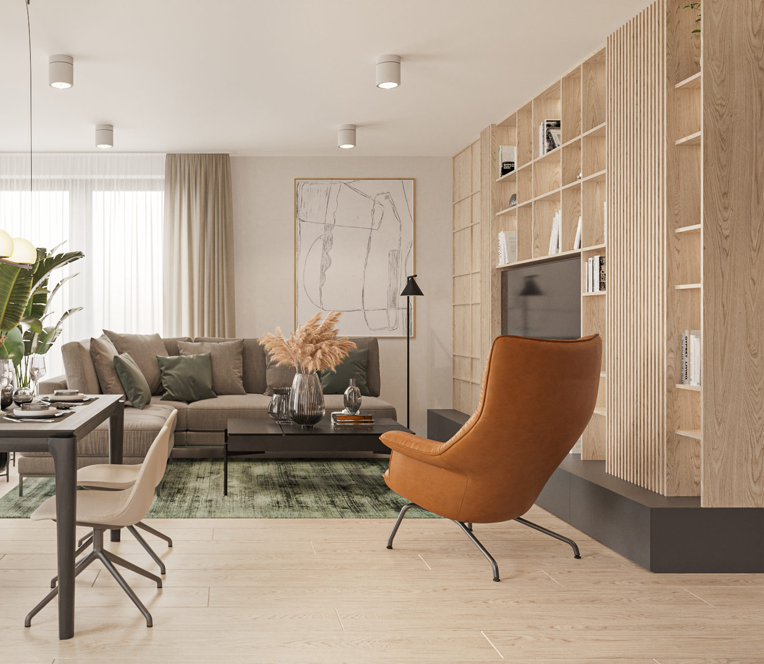 Apartment Interior Design – Horský Park Bratislava – view 8
