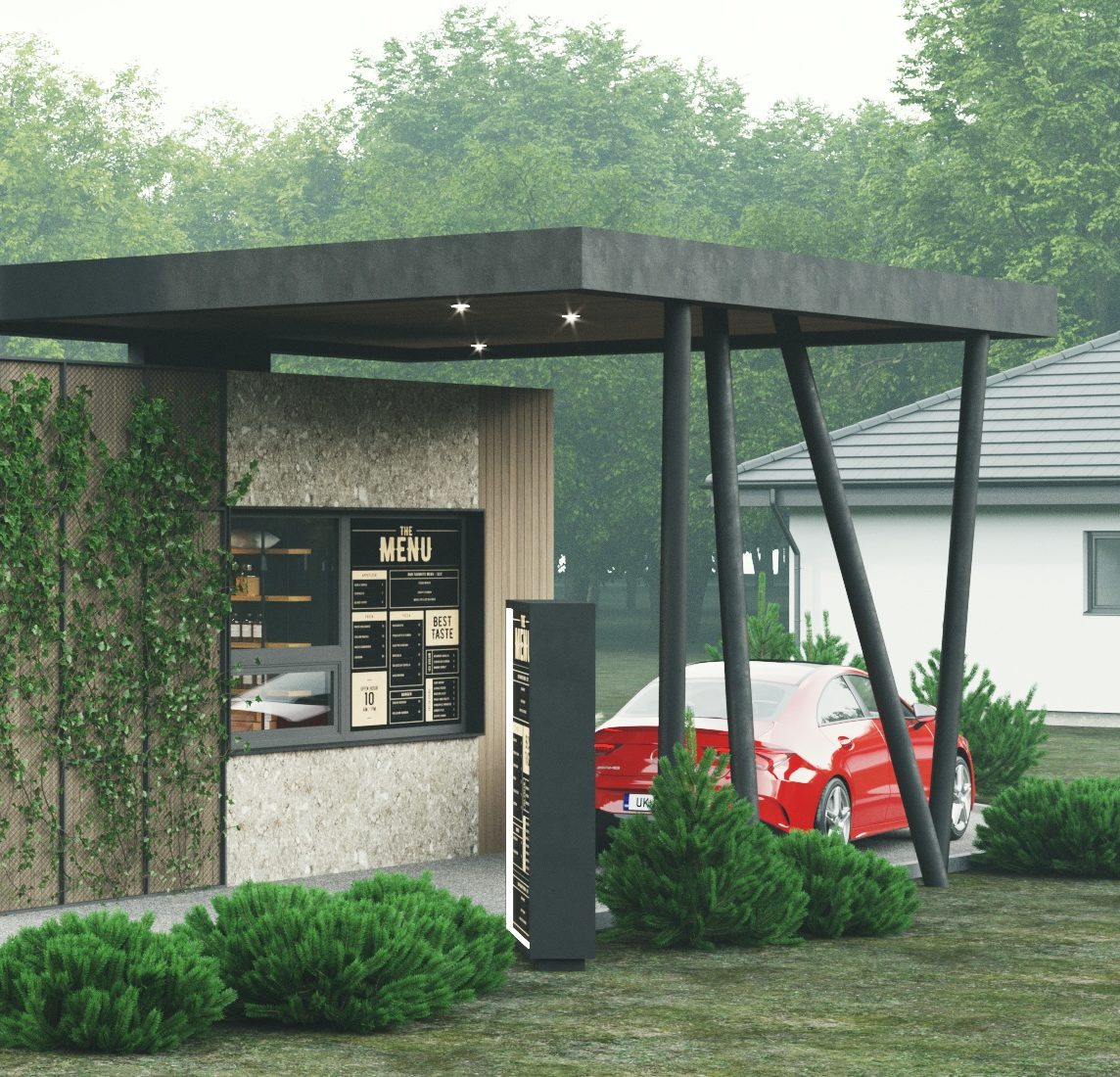 Drive-Thru Bistro Architecture – Austria – view 2