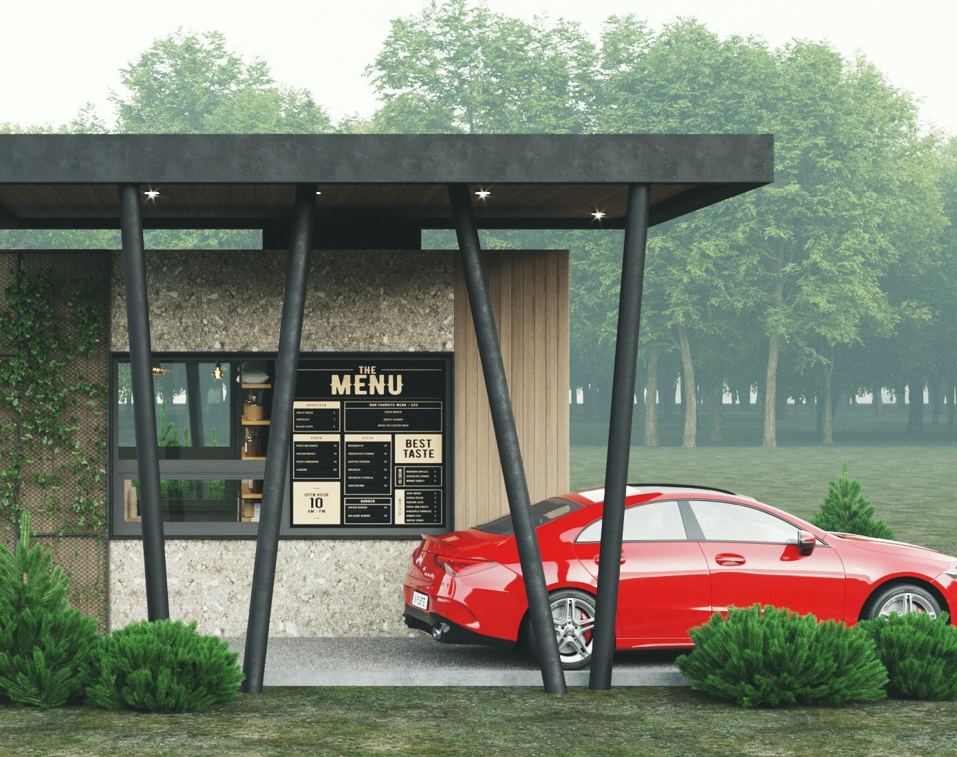 Drive-Thru Bistro Architecture – Austria – view 3