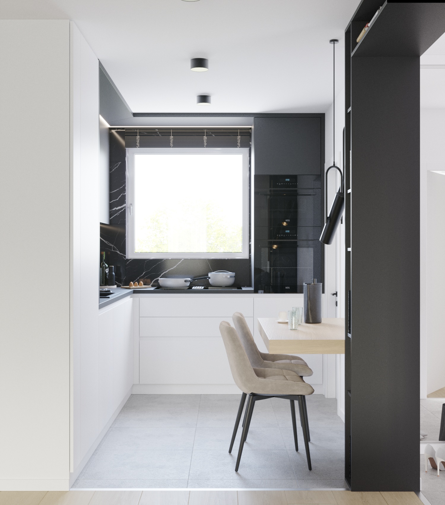 Minimalist Apartment Interior Design – Nitra Slovakia – view 5