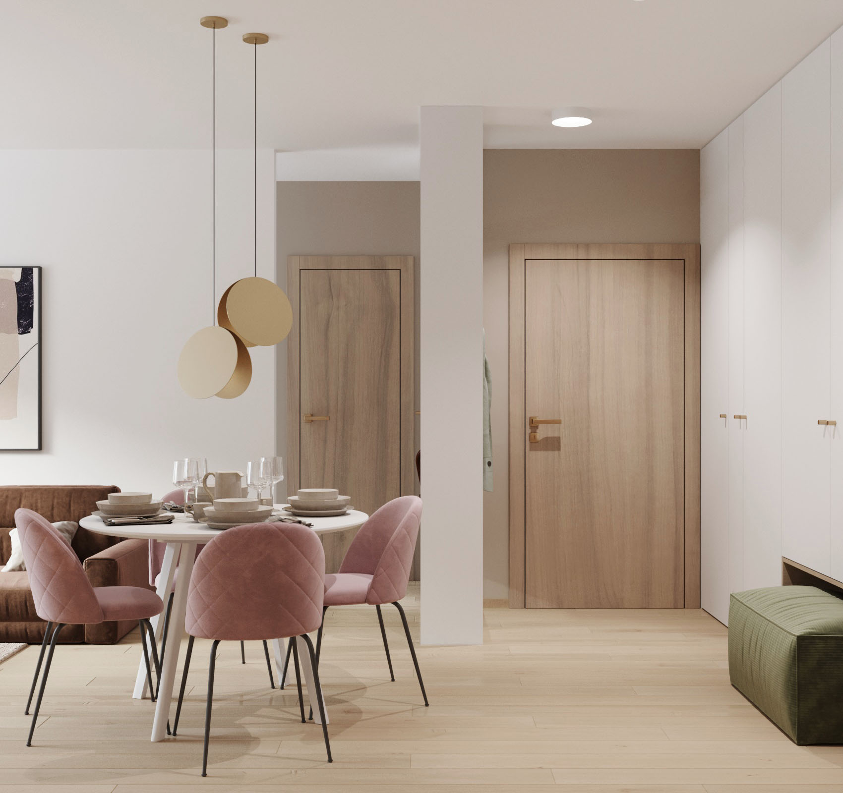 Panel Apartment Interior Design – Petržalka Bratislava – view 3